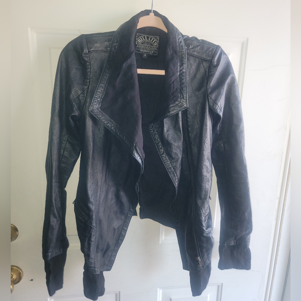 Kill City Motorcycle Leather Jacket Women Small Conspirators K 11-3 C